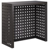 Air Conditioner Cover Black 110 x 50 x 105 cm Steel 8014143