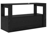 Sideboard Black oak 80 x 30 x 60 cm Engineered wood 881092