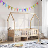 Kids'House Bed Frame without Mattress 80x160 cm Pine 850710