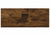 Bathroom Sink Cabinet DELFT Smoked Oak 59.5 x 31.5x 59 cm 897010