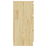Bedside Cabinet 40x29.5x64 cm Solid Pine Wood 808083