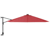 Wall-mounted Parasol Bright Red 290 cm 362891