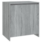 2 Piece Sideboard Grey Sonoma Engineered Wood 3098063
