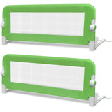 Toddler Safety Bed Rail 2 pcs Green 102x42 cm 276083