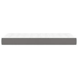 Pocket Spring Bed Mattress Medium Dark Grey 100x190x20 cm Twin 347855