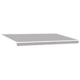 Retractable Awning Light grey 500 x 350 cm Fabric 3331546