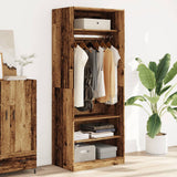 Wardrobe Old Wood 80x50x200 cm Engineered Wood 3307700