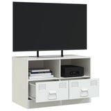 TV Cabinet White 67x39x44 cm Steel 841749