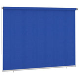 Outdoor Roller Blind 300x230 cm Blue HDPE 312858