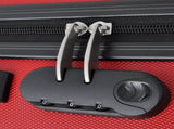 Three Piece Hardcase Trolley Set Red 45.5/55/66 cm 91143