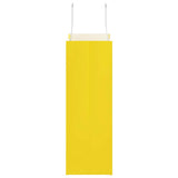 Paper Bags 250 pcs with Handles Yellow 21x11x31 cm 4102008