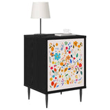 Bedside Cabinet MAINZ 2 pcs Black Oak 36 x 33 x 51 cm 8007260