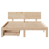 Bed Frame with Drawers without Mattress 120x200 cm 3301982