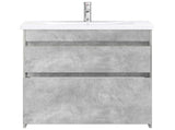 Bathroom Furniture Set Concrete Grey 81 x 40 x 84.5 cm 3404269