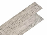 Flooring Planks 18 pcs Grey 5.26 m PVC 42046247