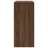 Shoe Cabinet Brown Oak 57x34x76 cm Engineered Wood 861874