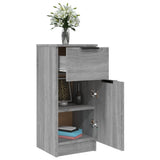 Sideboard Grey Sonoma 30x30x70 cm Engineered Wood 817002