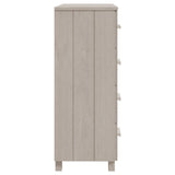 Sideboard HAMAR White 79x40x103.5 cm Solid Wood Pine 340425