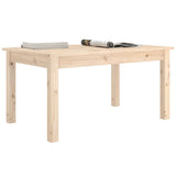 ZNTS Coffee Table 80x50x40 cm Solid Wood Pine 814279