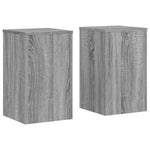 ZNTS Plant Stands 2 pcs Grey Sonoma 30x30x50 cm Engineered wood 852920
