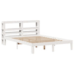 Bed Frame with Headboard without Mattress White 120x200 cm 3306046