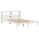Bed Frame with Headboard without Mattress White 120x200 cm 3306046