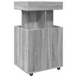 Bar Cart Grey Sonoma 50x41x89 cm Engineered Wood 848267
