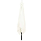 Garden Parasol Sand 295 x 295 x 245 cm Polyester and Steel 42003652