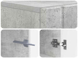 TV Cabinet Concrete Grey Engineered Wood 896458