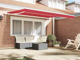 Awning Replacement Fabric Red 3 x 2.5 m Polyester 42000628
