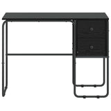 Desk with Storage Black Oak 100 x 50 x 75 cm 8008002