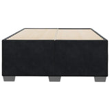 Bed Frame without Mattress Black Double Velvet 3284664