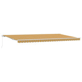 Retractable Awning Retractable Manual Multicolour 600 x 350 cm 3331733