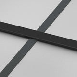 Sliding Door with Hardware Set Black 90x205 cm Tempered Glass 3375881