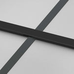 Sliding Door with Hardware Set Black 76x205 cm ESG Glass 3375803