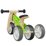 ZNTS Balance Bike for Children 2-in-1 Green 358353