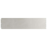 Lawn Edgings 10 pcs 25x103 cm Stainless Steel 860170