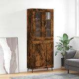 Highboard Smoked Oak 69.5x34x180 cm Engineered Wood 3198358