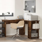 Corner Desk Smoked Oak 140 x 113.5 x 75 cm Engineered Wood 869558