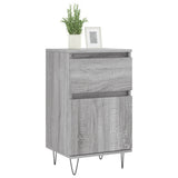 Sideboards 2 pcs Grey Sonoma 40x35x70 cm Engineered Wood 831161