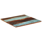 Square Table Top 80x80 cm 25-27 mm Solid Reclaimed Wood 286062