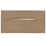 Cushion Cover 12 pcs HOUTEN Taupe 40 x 80 cm Polyester 918315