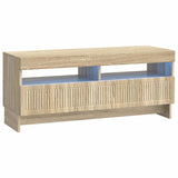 LED TV Cabinet Sonoma Oak Engineered Wood 896107