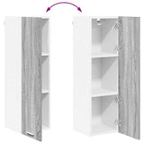 Hanging Cabinet Grey Sonoma 30 x 31 x 100 cm Engineered Wood 884335