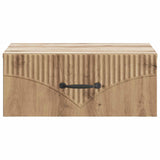 Wall-Mounted Bedside Cabinet 2 pcs Artisan Oak Engineered Wood 898974