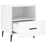 Bedside Cabinets 2 pcs White 40x35x47.5 cm Engineered Wood 827469