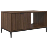 Coffee Table Brown Oak 90 x 49 x 46 cm Engineered Wood 883451