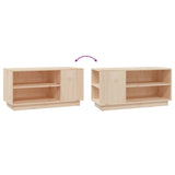 TV Cabinet 80x35x40.5 cm Solid Wood Pine 814404