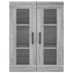 Highboard Grey Sonoma 69.5x34x180 cm Engineered Wood 3198559