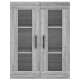 Highboard Grey Sonoma 69.5x34x180 cm Engineered Wood 3198559